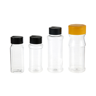 透明な液体サンプリングボトルプラスチックスパイスジャー